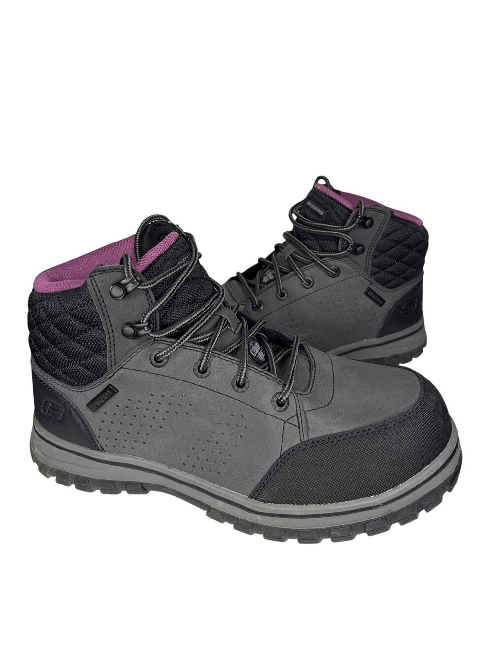 Skechers Composite Toe Waterproof Work Boots Women US 9 Trail Sole 2022